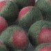 Felted beads, Felted Wool Beads, Hand Made Felted Beads
