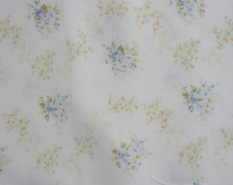 Rose Fabric Collection 12 by Quilt Gate 1040 13C Blue Rose Garlands