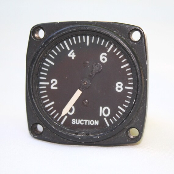 Cessna Airplane Gauge Aircraft Suction Gauge For Him For Dad