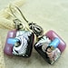 Wonderful Winter Fused Glass Earrings