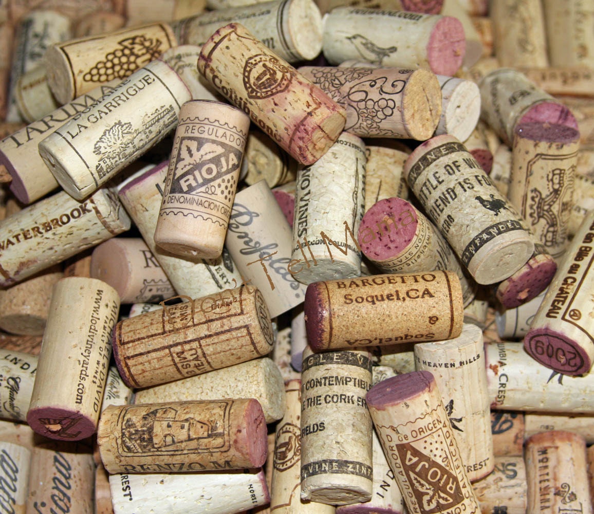 WINE CORKS 200 Used All Natural Wine Corks For Crafting   Il Fullxfull.304596540 