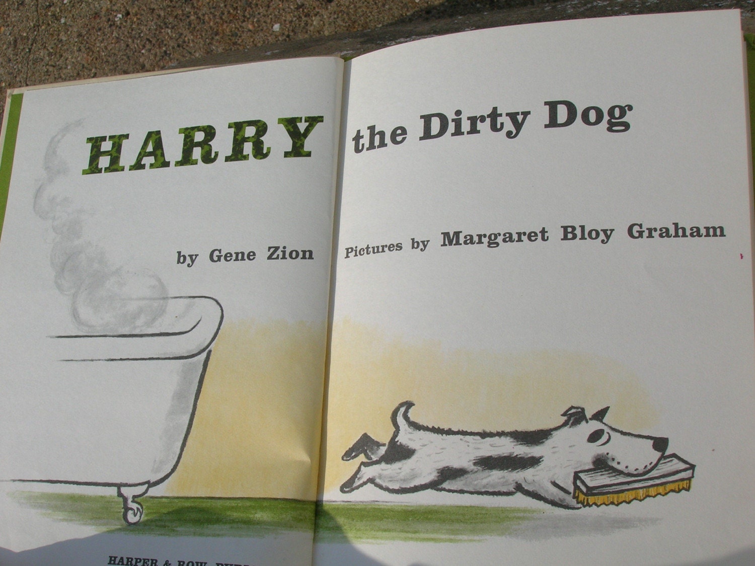 Harry The Dirty Dog Vintage Children's Book by philopatry on Etsy