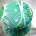 Moogin beads - etched lampwork focal bead- SRA