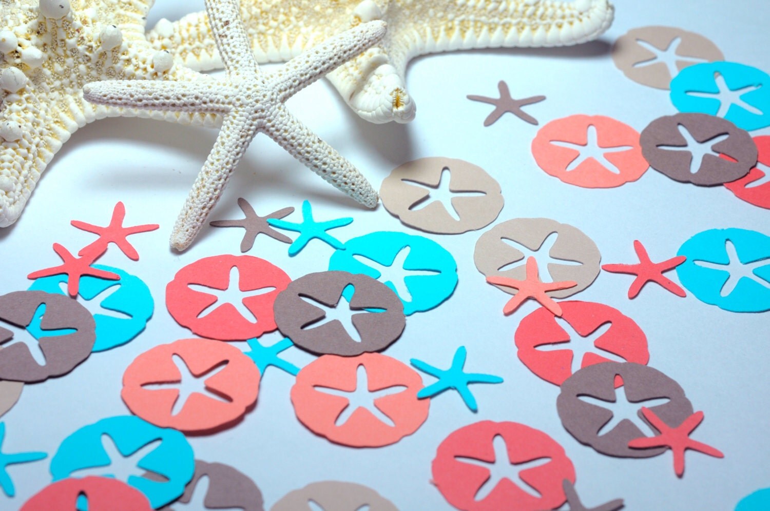 Beach Wedding Confetti 500 Pieces Coral Reef by Frasizzle