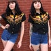 80's Western Wild Horses Crop Top