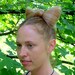 Neko Kitty hair bow -literaly this bow is made of hair - custom to your hair color