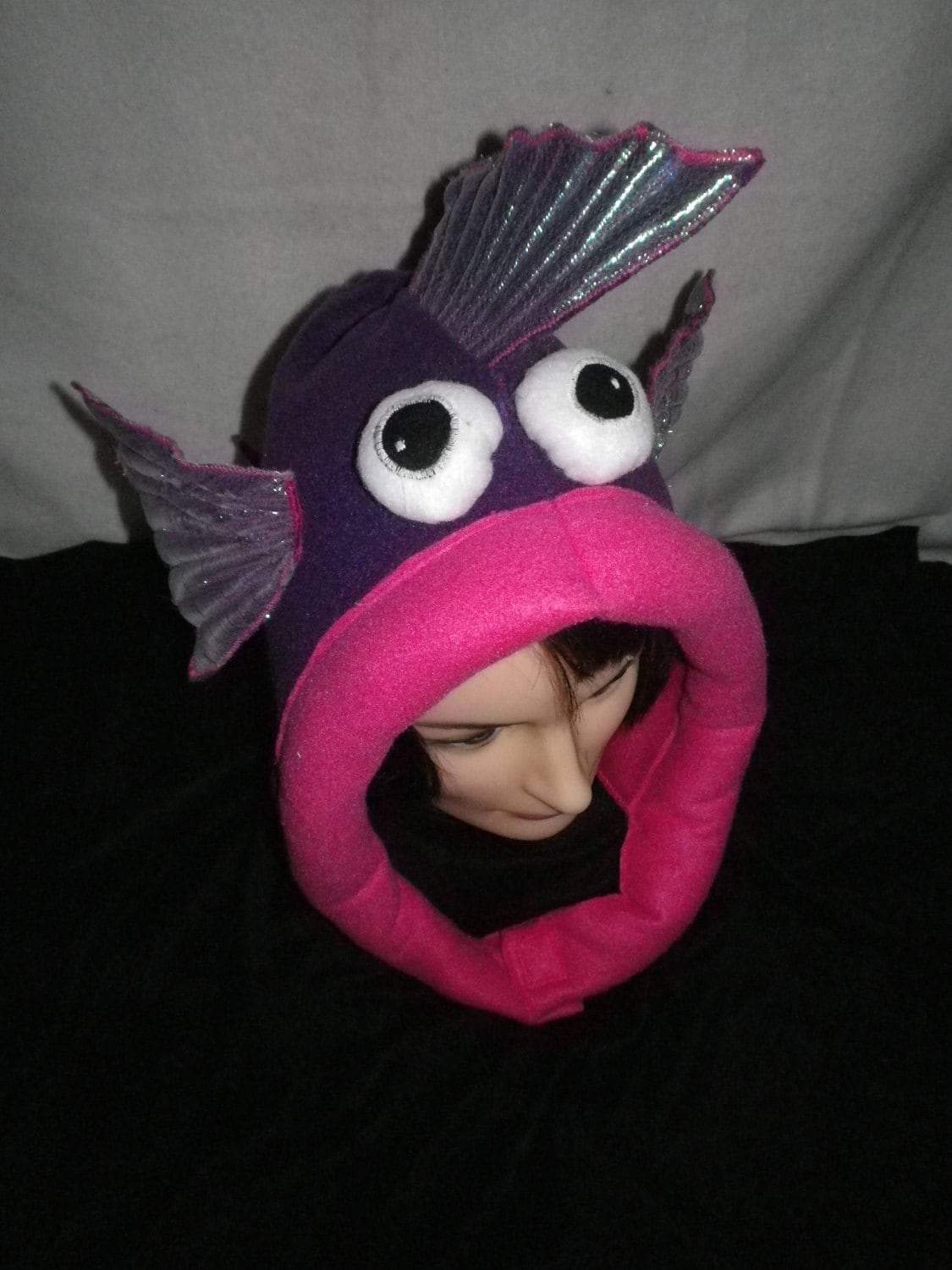 Novelty Fish Hat Warm and Fleecy