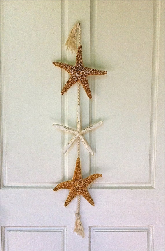 Beach Decor Starfish Door Hanging Beach by SeashellCollection