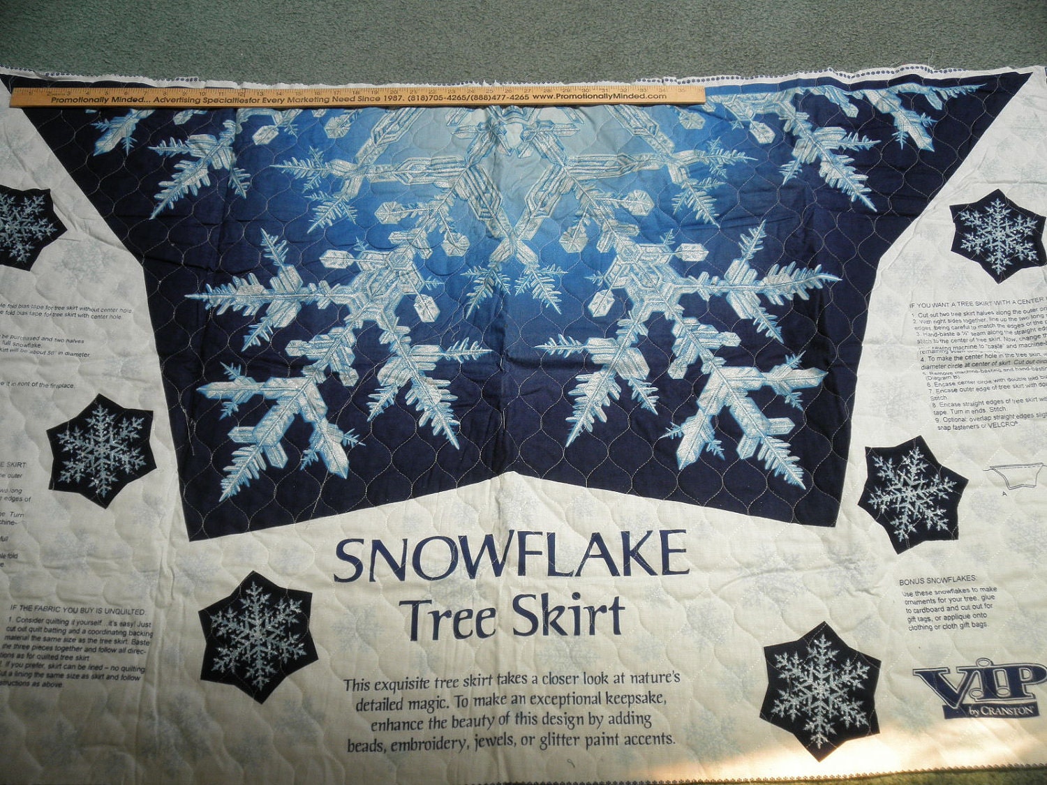 quilted christmas tree skirt panel with bonus ornaments quilted christmas tree skirt panel with bonus ornaments