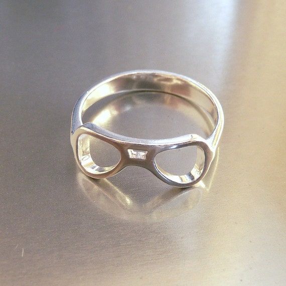 Aviator Glasses Ring