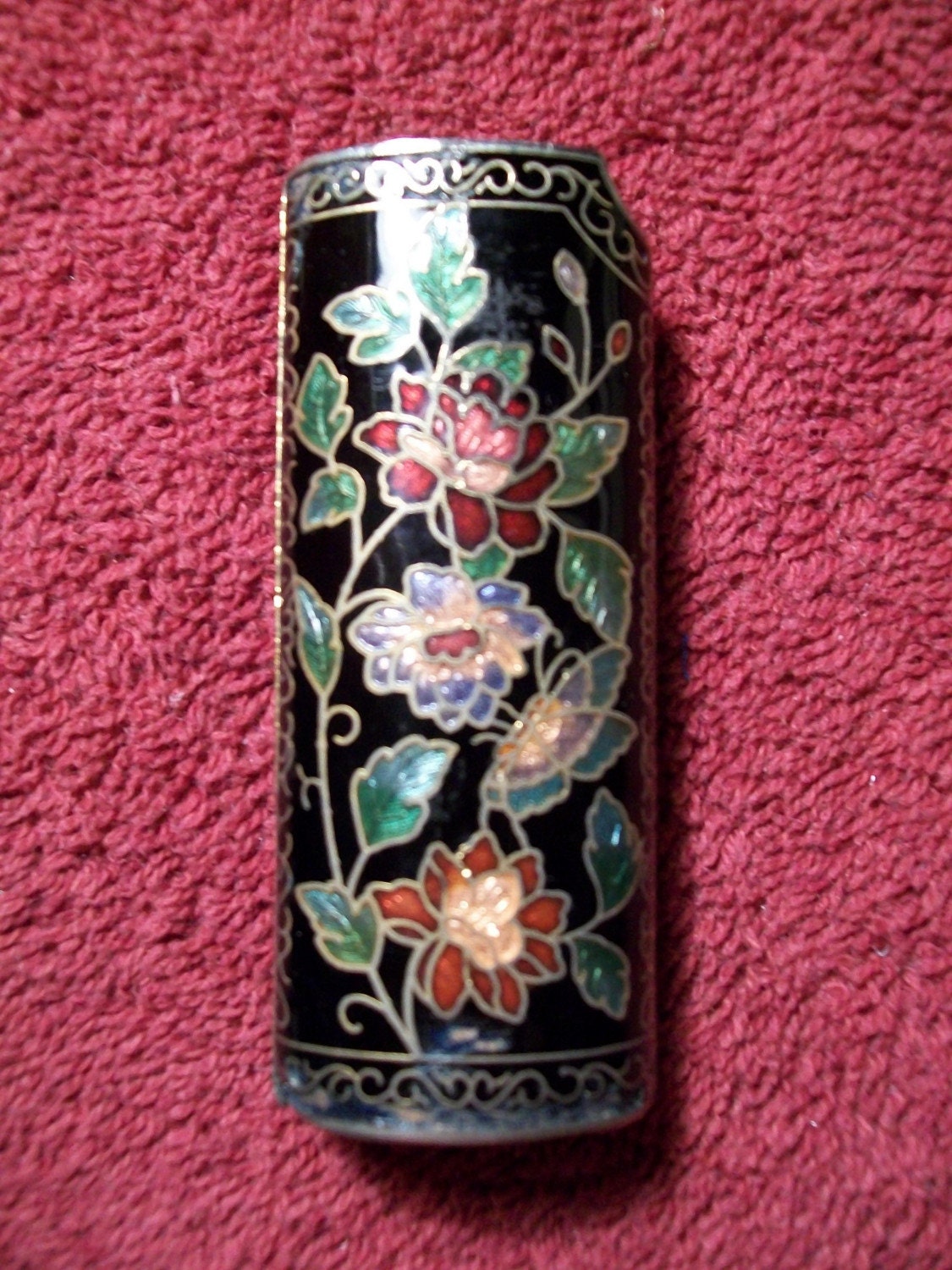 Cloisonne Cigarette Lighter Cover