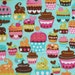 SALE - Michael Miller Sweet Treats in Turquoise - Fat Quarter