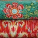 Amy Butler Kasbah in Persimmon and Heirloom in Jade Set - Fat Quarter of Each (half yard total)
