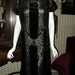 1920s Antique Silk Velvet Beaded Flapper Dress Original Excellent condition Vintage Boardwalk Empire
