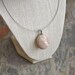 Beach Rock Necklace - Tumbled Caramel Stripe