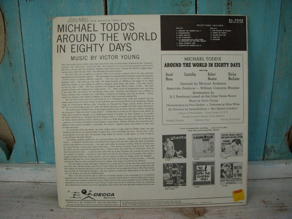 Around the World in 80 Days Vintage Vinyl LP 1956