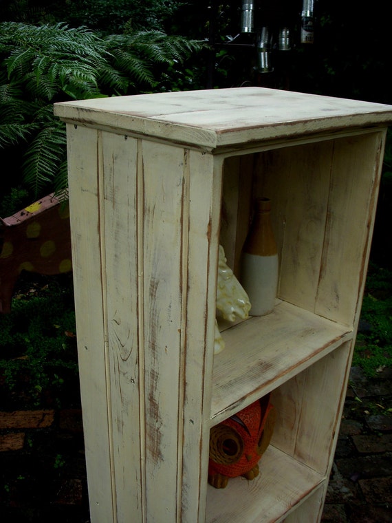 Wooden Shelf Rustic Shabby Storage Shelves