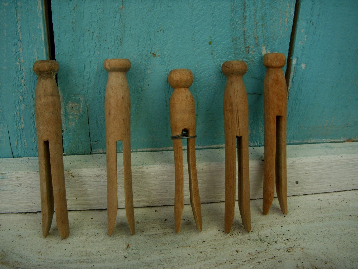 Vintage Wooden Clothespins Rustic Home Decor Crafts