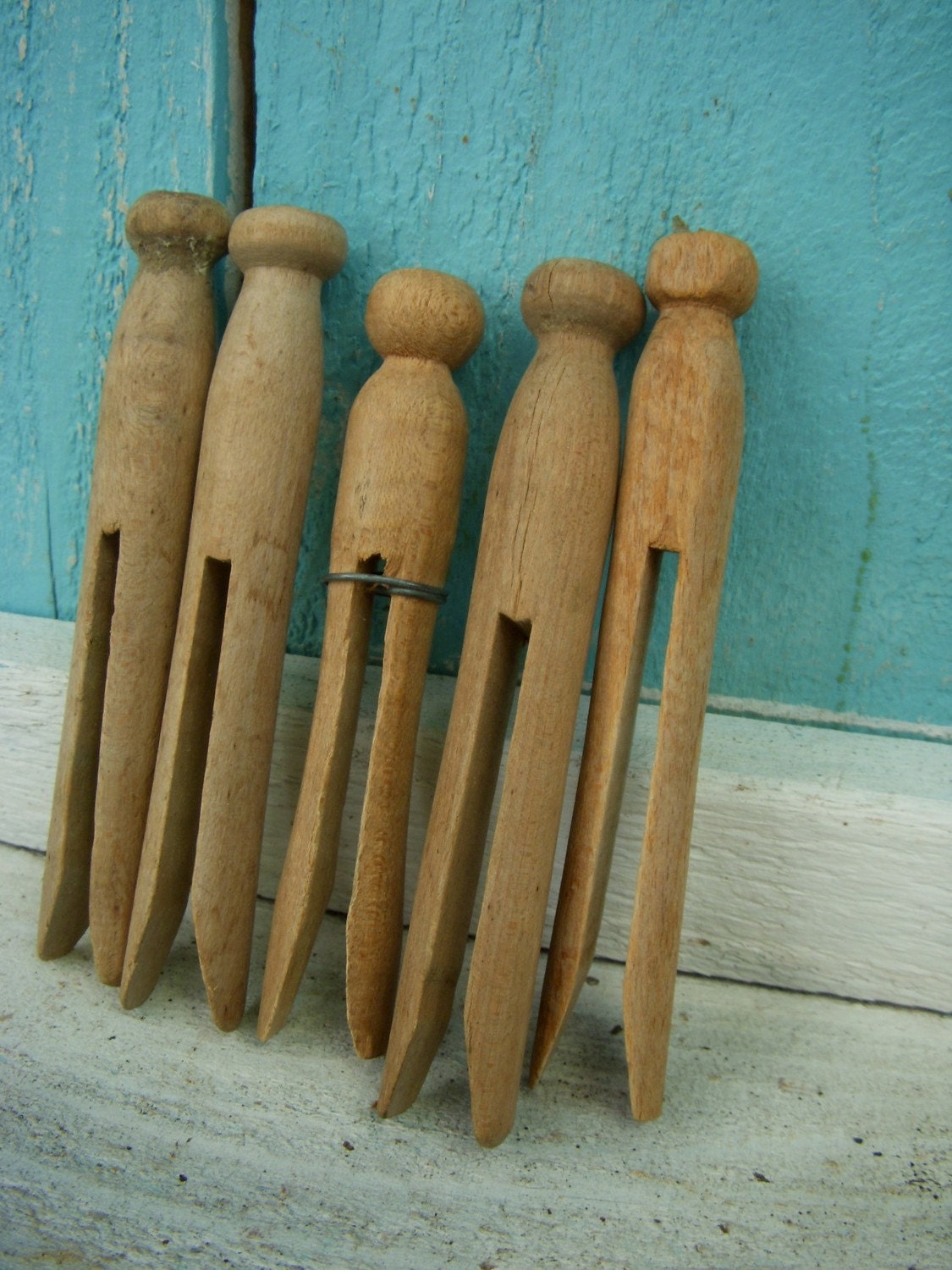 Vintage Wooden Clothespins Rustic Home Decor Crafts