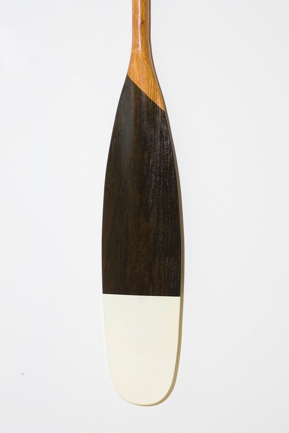 Designer Cherry wood canoe paddle Eagle Feather