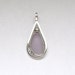 Sea Glass Jewelry - Sterling Purple Sea Glass Pendant