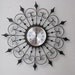 Vintage Welby Wall Clock / Black / Spears and Curls / Quartz