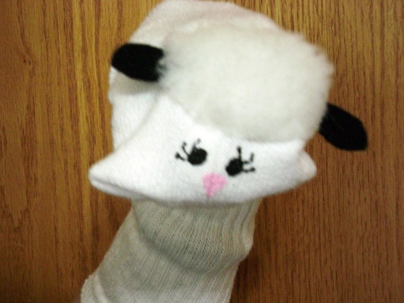 Momma Sheep Sock Puppet