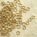 Brass Jump Rings SOLDERED Closed 20 gauge 4.5 mm OD Quantity 100