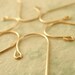 Spring Sale 1 Pair Simple 14 kt Gold Filled Ear Wire