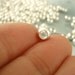 SALE 50 6mm Silver Plated Smooth Round Beads with 3 mm Hole.