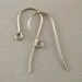NEW Surgical Steel Ear Wires - 10 Pairs with Outside Loop - Made in the USA