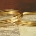 RESERVED Listing for Melinda - 18 gauge SQUARE Non Tarnish Brass Premium Wire - Half Hard - 3 Coils - 4 feet EACH - 100% Guarantee