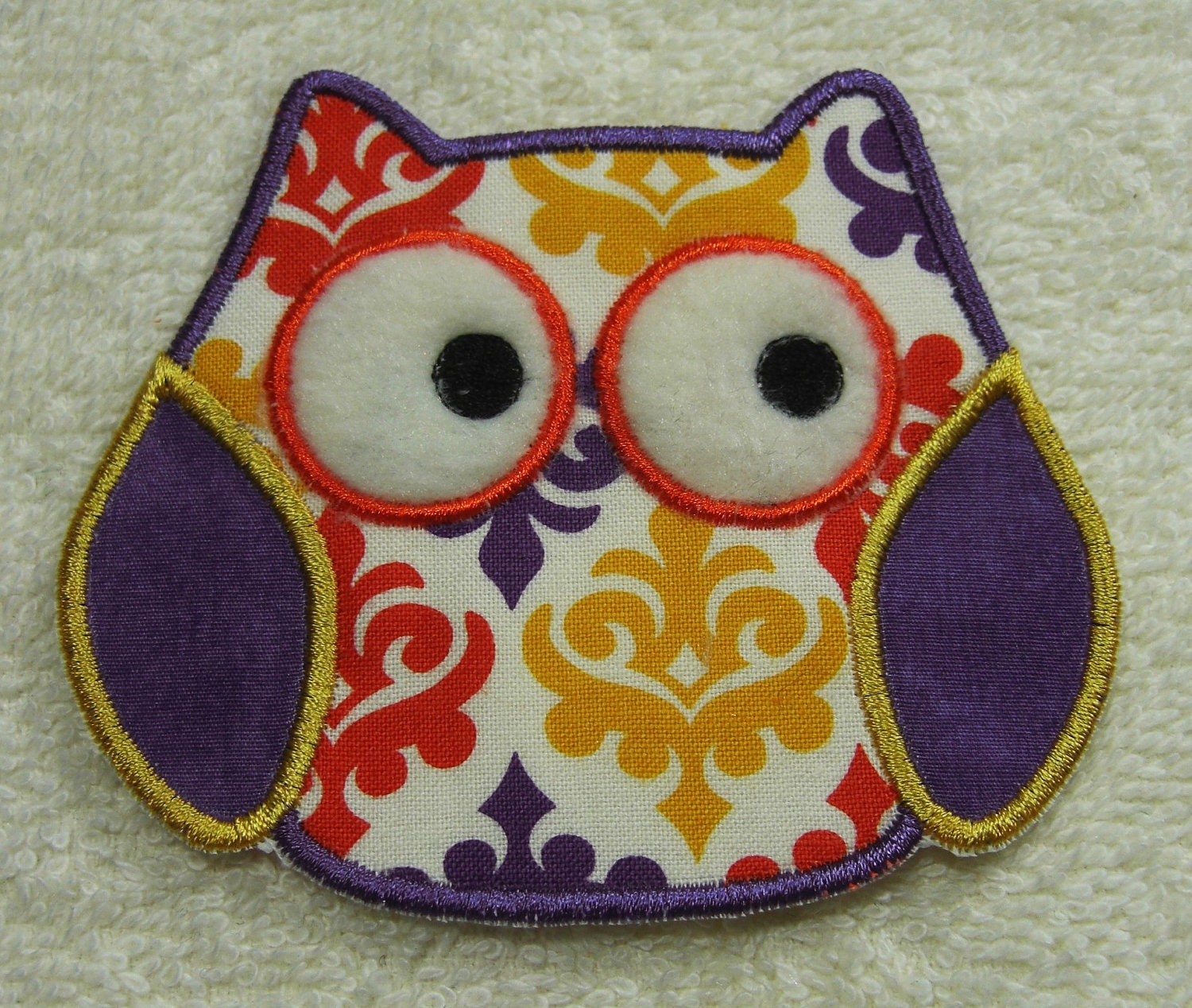 Fabric Embroidered Iron On or Sew On Applique by TheAppliquePatch