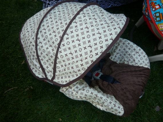 louis vuitton baby car seat and stroller