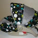 Hoopla Dots with Gray Infant Car Seat Cover- Moves to Toddler