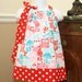 baby Girls SALE Pillowcase dress michael miller forrest friend red aqua blue white pink toddler girls dress 3, 6, 9, 12, 18 mo 2t, 3t, 4T
