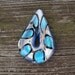 Artisan Dichroic glass pendant