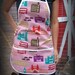 SALE...... London town pink- lightweight canvas full size apron, one size fits all, great hostess gift or stocking stuffer