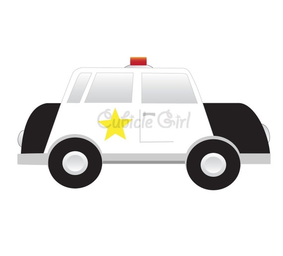 Items similar to Police Car Clip Art - (300 dpi) on Etsy