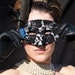 SALE Masquerade Ball Gown in Black and White