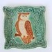 Wise Owl Porcelain Handmade Trinket Dish