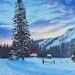 Century Tree Farm 8 x 10 ORIGINAL Thomas Justin Hoy