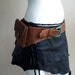 Auburn Leather Pouch Belt