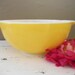 Adorable Sunny Yellow Pryrex Bowl - Great Condition