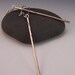 Skinny Minny Bronze and Silver Earrings