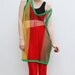 90s Sheer Mesh Top - Color Blocking - Rasta Shirt - Ethnic - Long Tank - Tank Top - Tunic S M L (4-6-8-10)