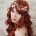 Scarborough fair - velvet millinery floral crown