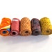 Patchwork artisan fabric beads supply in harvest time mixed printed cotton