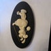 Vintage Chalkware Poodle Plaque