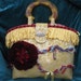 Vintage Brocade and Velvet Rose Handbag